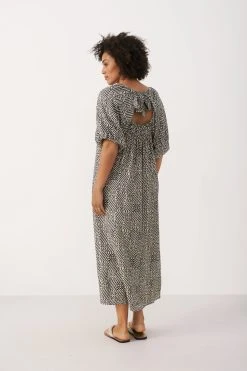 Part Two Arisa Black Graphic Dress -Fashion Clothing 30307679 302103 550