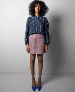 Stella Nova Niella Dark Floral Blouse