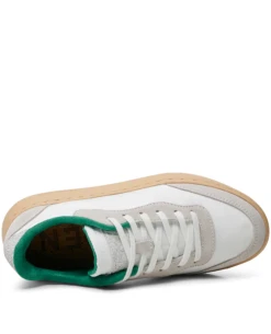 Woden May White/Basil Trainer -Fashion Clothing 5 b02f0ce3 9741 46d7 8fef 389bee4a2ed7