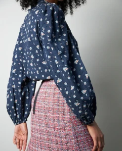 Stella Nova Niella Dark Floral Blouse -Fashion Clothing 6 7c040721 c078 425c a560 a665ef28b643