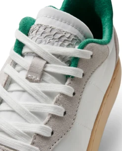 Woden May White/Basil Trainer -Fashion Clothing 7