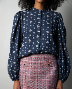 Stella Nova Niella Dark Floral Blouse -Fashion Clothing 7 5c93601c 571a 41f4 9aaf 5547e5b24765