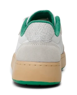 Woden May White/Basil Trainer -Fashion Clothing 8
