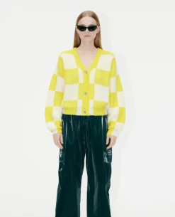 Stine Goya Amara Sunrise Check Cardigan