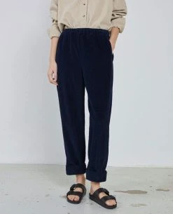 American Vintage Padow Navy Cord Trouser