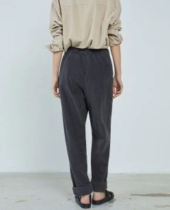 American Vintage Padow Zinc Cord Trouser 7 American Vintage Padow Zinc Cord Trouser -Fashion Clothing American Vintage Padow Zinc Back on Model Biscuit Clothing