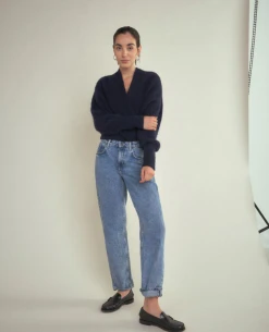 American Vintage East Navy Cardigan