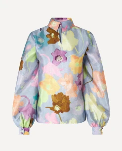 Stine Goya Ashley Filigram Flower Blouse -Fashion Clothing Ashley3