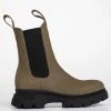 BRGN Lizard Green Chelsea Boot
