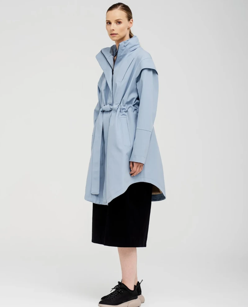 BRGN Monsun Steel Blue Coat 5 BRGN Monsun Steel Blue Coat - Image 3
