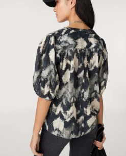 Ba&sh Alabama Black Shirt -Fashion Clothing Ba shAlabamaNoirShirt 3