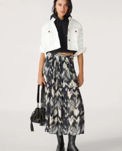 Ba&sh Amalia Black Skirt