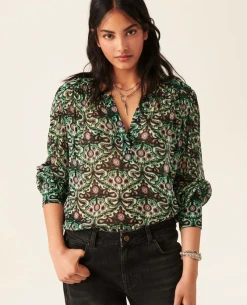 Ba&sh Fel Vert Shirt