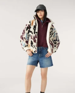 Ba&sh Inoya Bomber Jacket 12 Ba&sh Inoya Bomber Jacket -Fashion Clothing Ba shInoyaFleeceJacket 2