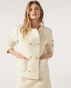 Ba&sh Joe Cream Jacket