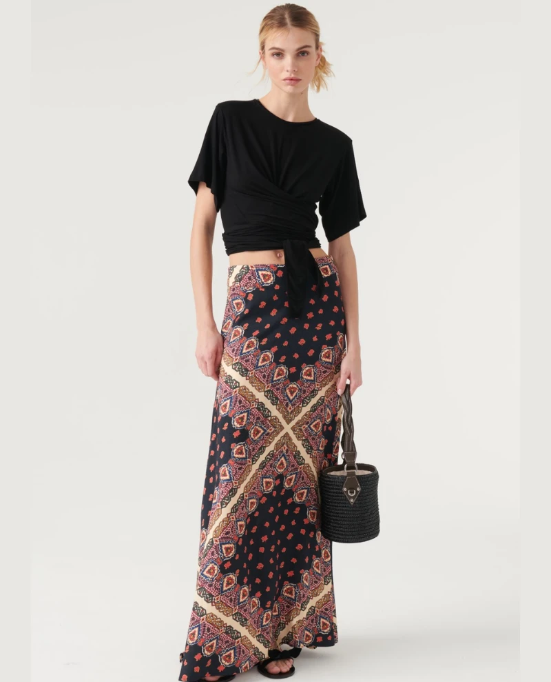 Ba&sh Julia Navy Skirt 3 Ba&sh Julia Navy Skirt