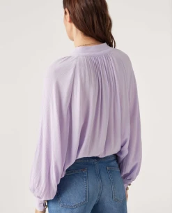 Ba&sh Neil Parma Violet Blouse -Fashion Clothing Ba shNeilLilacBlouse 3
