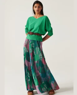 Ba&sh Neo Vert Skirt