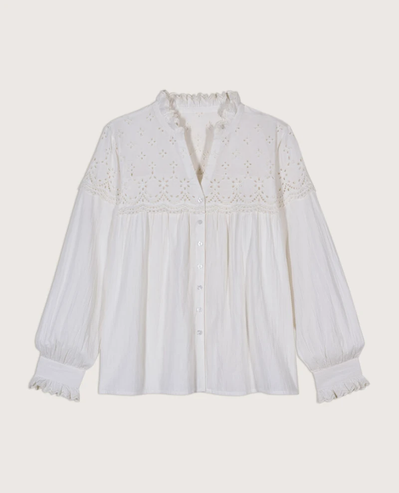 Ba&sh Sarah Broderie Anglaise Blouse 3 Ba&sh Sarah Broderie Anglaise Blouse