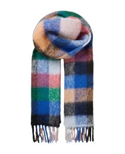 Beck Sondergaard Check Sky Scarf