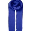 Beck Sondergaard Solid Blue Scarf -Fashion Clothing Beck Sondergaard Solid Cass Blue Scarf Biscuit Clothing