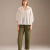 Bellerose Doushka Blouse 2 Bellerose Doushka Blouse -Fashion Clothing BelleroseDoushkaNeutralBlouse