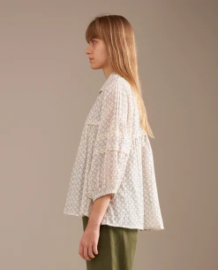 Bellerose Doushka Blouse -Fashion Clothing BelleroseDoushkaNeutralBlouse 4