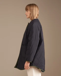 Bellerose Hamon Black Reversible Jacket -Fashion Clothing BelleroseHamonBlackCoat 5