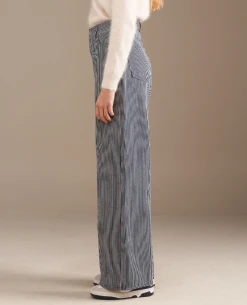 Bellerose Parthe Stone Wash Wide Leg Jeans -Fashion Clothing BellerosePartheLightStoneWashJean 3