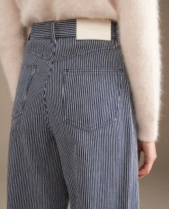 Bellerose Parthe Stone Wash Wide Leg Jeans -Fashion Clothing BellerosePartheLightStoneWashJean 5