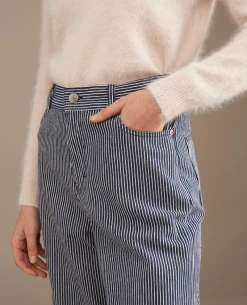 Bellerose Parthe Stone Wash Wide Leg Jeans -Fashion Clothing BellerosePartheLightStoneWashJean 6