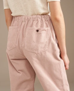 Bellerose Pizzy Peach Cord Trousers -Fashion Clothing BellerosePizzyPeachTrouser 5