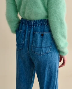 Bellerose Pizzy Vintage Blue Trouser -Fashion Clothing BellerosePizzyVintageBlue 5