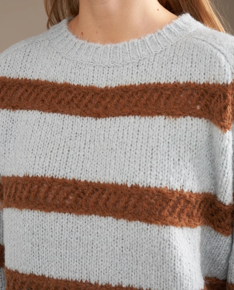 Bellerose Roft Mist Stripe Knit 8 Bellerose Roft Mist Stripe Knit - Image 6