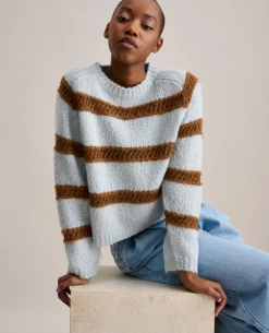 Bellerose Roft Mist Stripe Knit