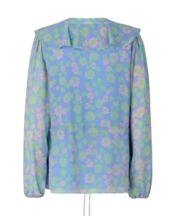 Cras Bex Anemone Blue Shirt 7 Cras Bex Anemone Blue Shirt -Fashion Clothing Cras Bex Shirt Back Biscuit Clothing