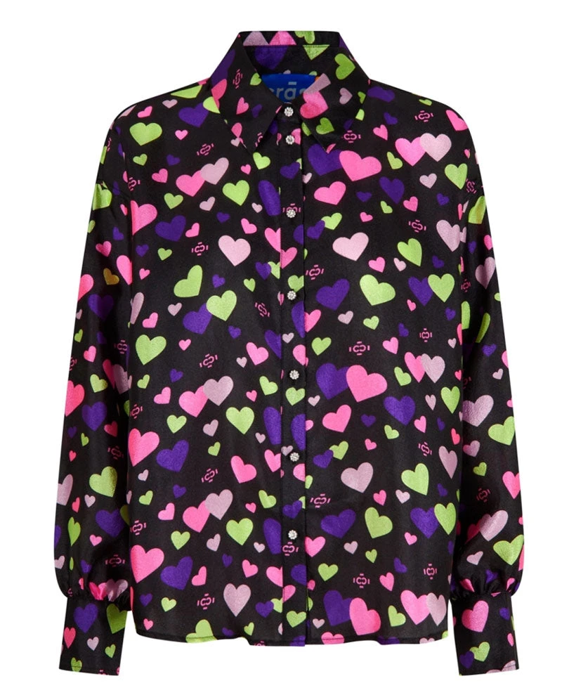 Cras Gina Multi Logo Hearts Shirt 3 Cras Gina Multi Logo Hearts Shirt