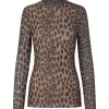 Cras Koby Leopard Blouse -Fashion Clothing CrasKobyTop