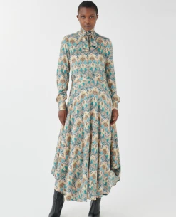 Dea Kudibal Olga Alcazar Eucalyptus Bow Dress