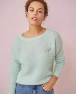Des Petits Hauts Bene Mint Sweater -Fashion Clothing DesPetitsHautsBeneMentheJumper