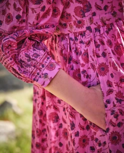 Dilli Grey Bianca Rani Pink Dress -Fashion Clothing DilliGreyBiancaRaniPinkDress3