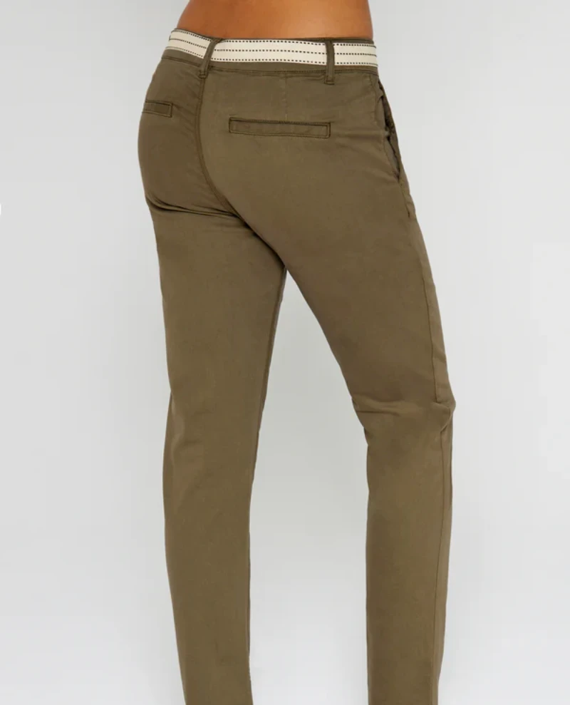 Five Jeans Cathy Kaki Trouser 5 Five Jeans Cathy Kaki Trouser - Image 3