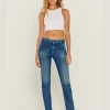 Five Lexia Medium Blue Jeans -Fashion Clothing FiveJeansLexiaMediumBlue