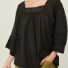 Hartford Hia Black Woven Top 2 Hartford Hia Black Woven Top -Fashion Clothing HartfordHiaBlackTop
