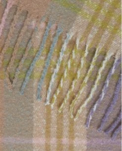 Ichi Elma Neutral Pastel Scarf -Fashion Clothing Ichi Elma Scarf Close Biscuit Clothing