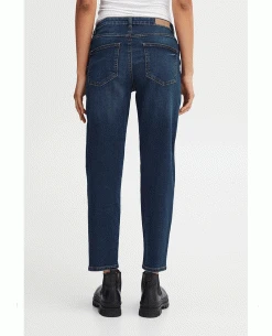 Ichi Twiggy Raven Dark Blue Jeans -Fashion Clothing Ichi raven bluejeans