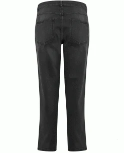 Ichi Twiggy Raven Washed Grey Jeans -Fashion Clothing Ichi raven washed black jeans 2