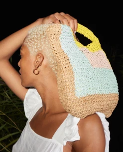 Ichi Devo Eggshll Blue Bag -Fashion Clothing IchiDevoEggshllBlueBag3