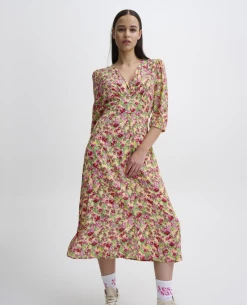 Ichi Enora Structured Flower Dress