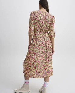 Ichi Enora Structured Flower Dress -Fashion Clothing IchiEnoraDress 2